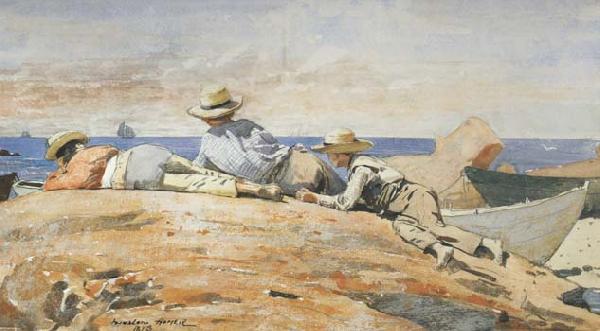 Winslow Homer Three Boys on the Shore (mk44)